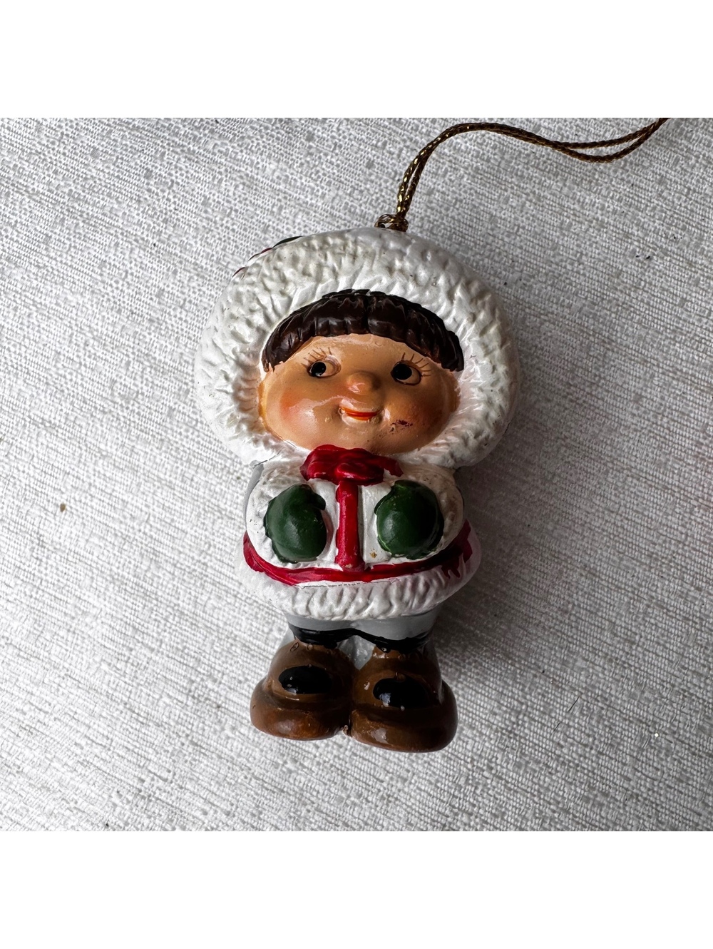 Vintage Christmas Ornament Lot of 4 Figural Holiday Decorations Taiwan Korea - Picture 3 of 9